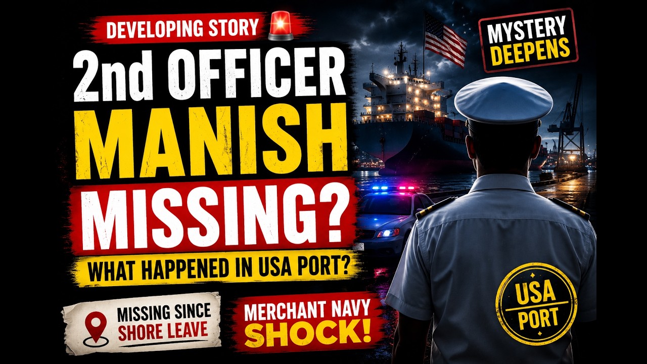 Second Officer Manish Dwivedi Missing - Merchant navy officer from Mirzapur goes missing in US