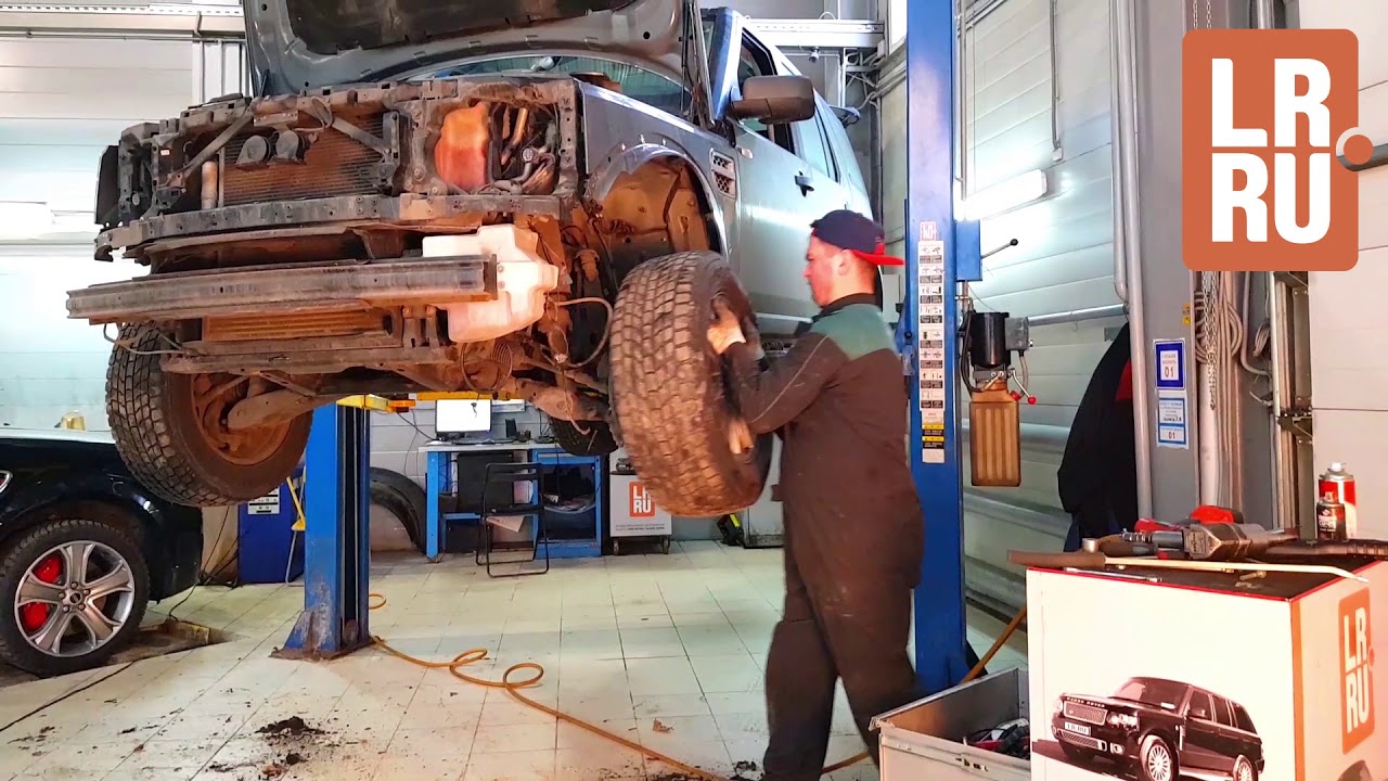 Land Rover Discovery 4 Снятие кузова. Полная версия.