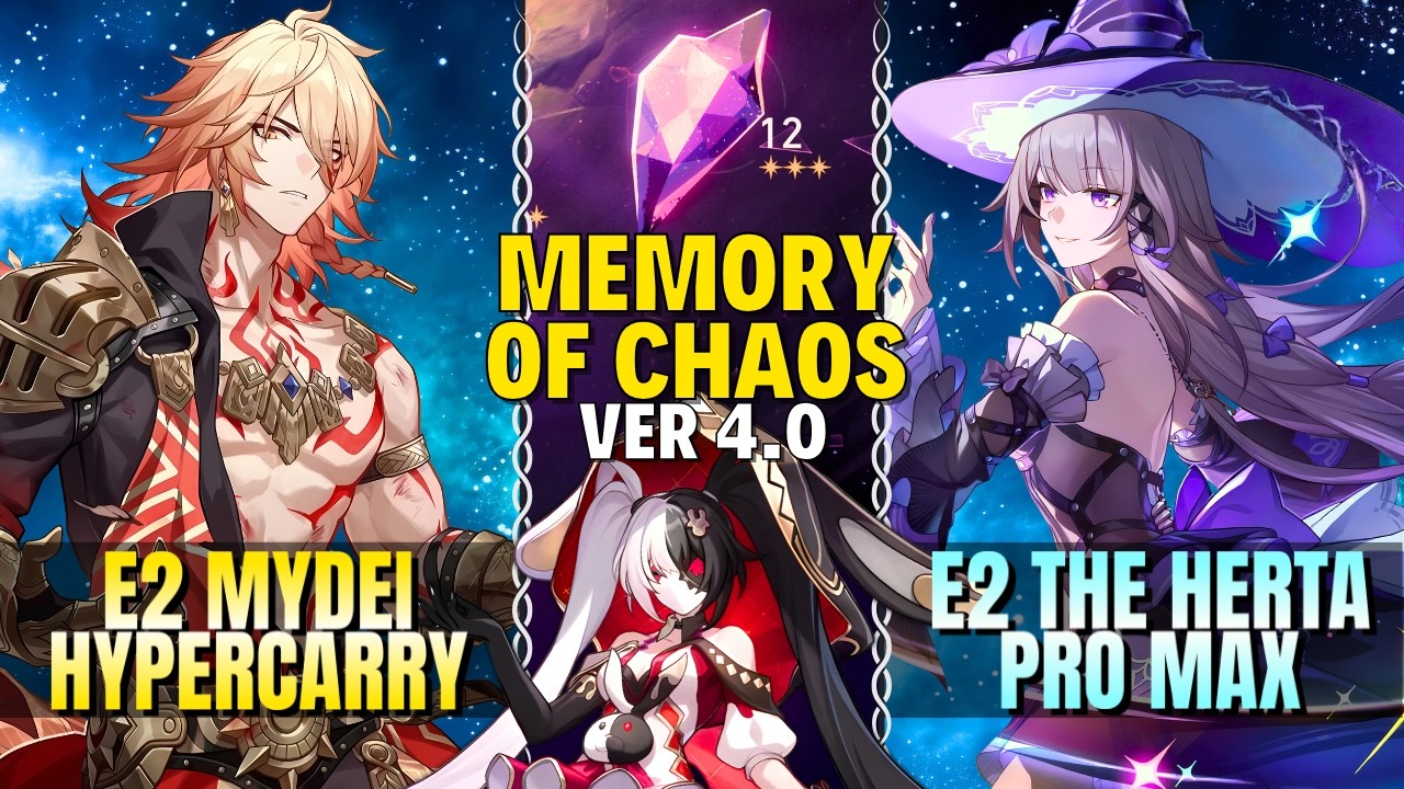 E2S1 Mydei Hypercarry x E2S1 The Herta Pro Max | Memory of Chaos 4.0 | Floor 12 | Honkai: Star Rail