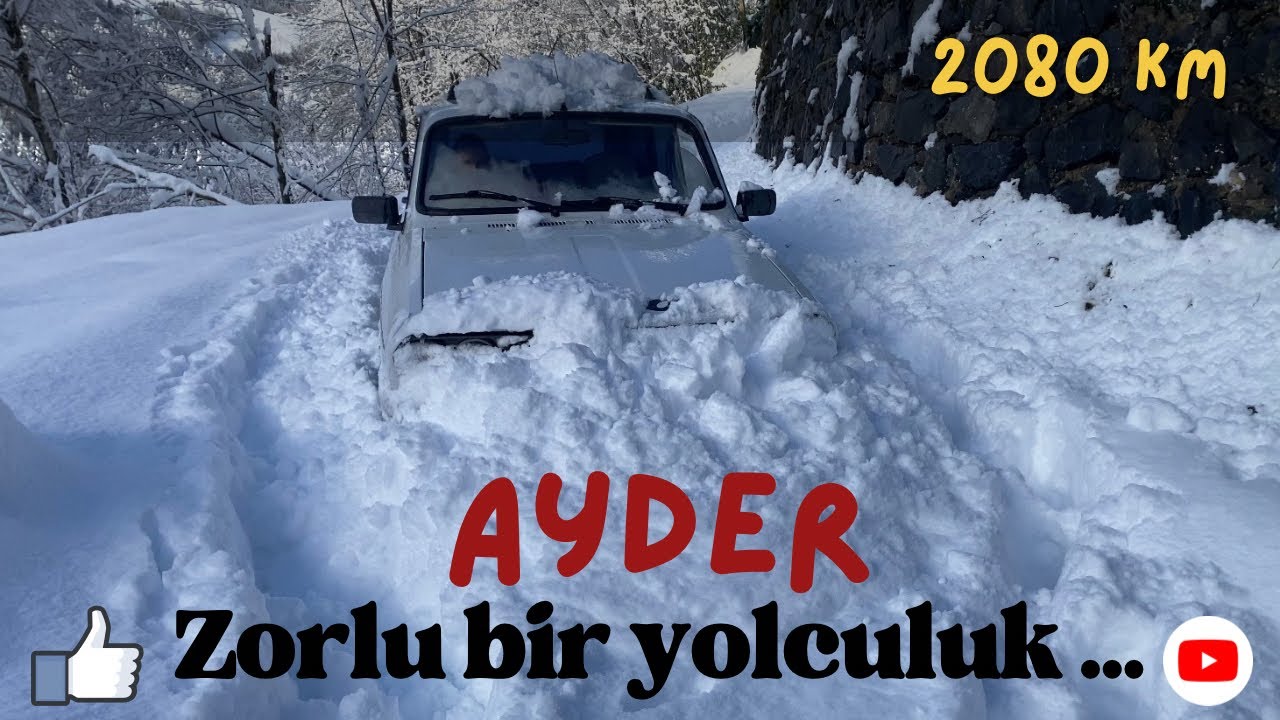 Toros ile Ayder Yaylası Yolculuğu I Karlı Yollar