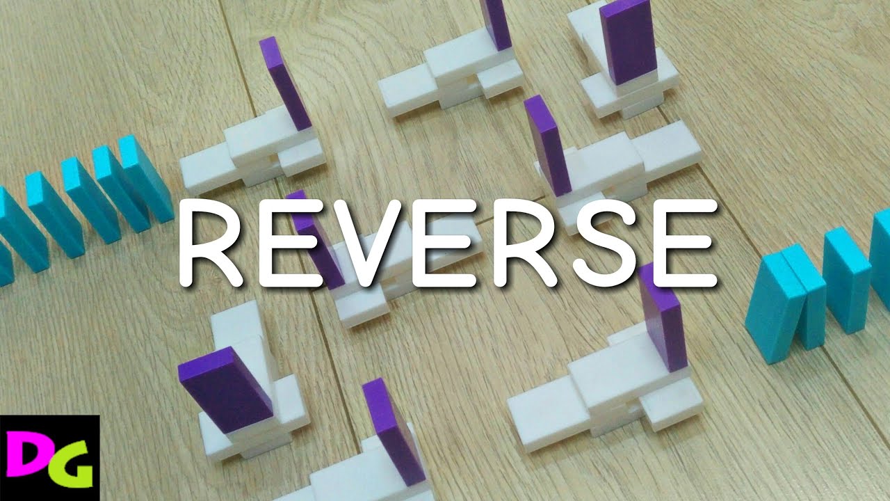 Domino tricks in REVERSE