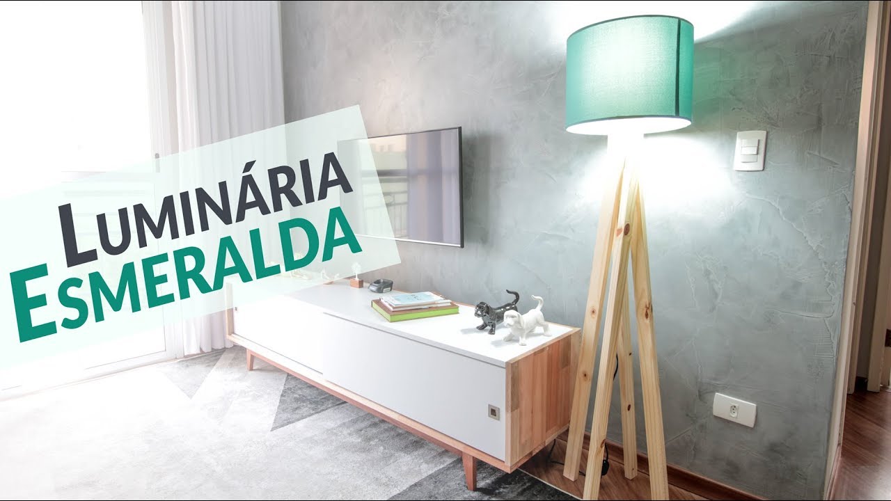 COMO FAZER UMA LUMINÁRIA DE PISO LINDA E BARATA