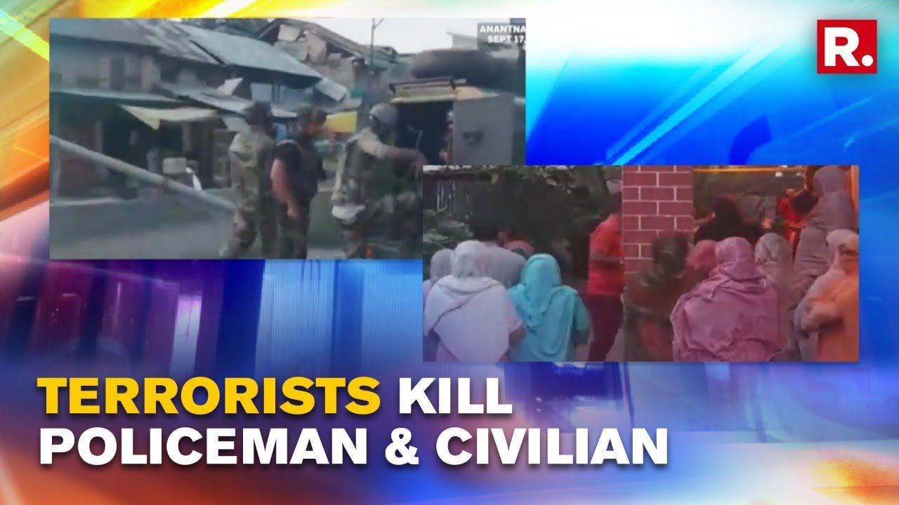 J&K: Policeman Martyred In A Terrorist Attack In Kulgam, Civilian Also Shot Dead | Republic TV