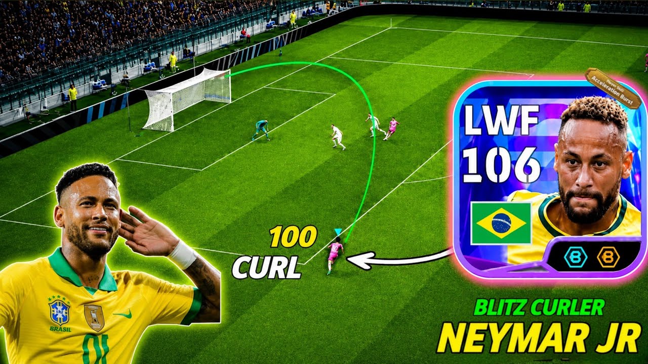 Обзор НОВОГО Showtime Neymar Jr! 🔥 Blitz Curler + Acceleration Burst | eFootball 2026