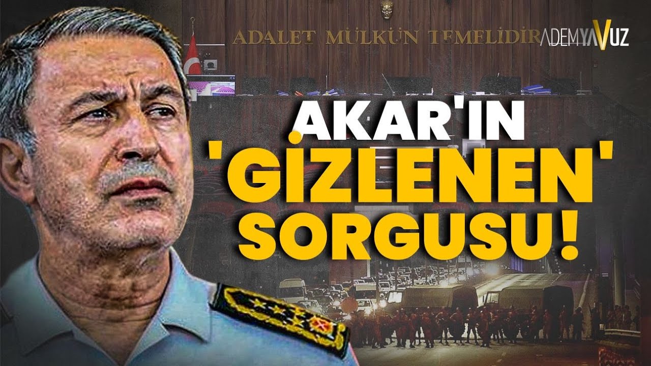 MECLİSTE TİK TOK VİDEOSU ÇEKEN HULUSİ AKAR'IN 'GİZLENEN' 15 TEMMUZ SORGUSU