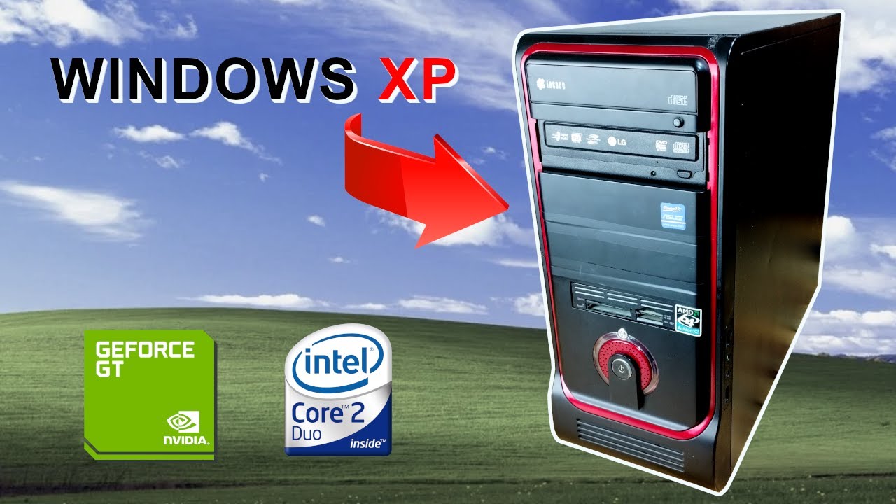 #111 Komputer z Windows XP na dysku SSD + GT 230 - składanie i test gier