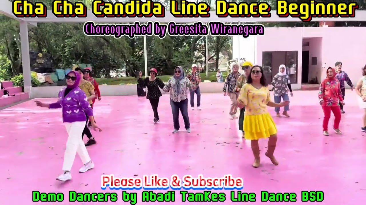 Cha Cha Candida / Line Dance / Beginner / Greesita Wiranegara / Dancer Abadi TamKes Line Dance  2024