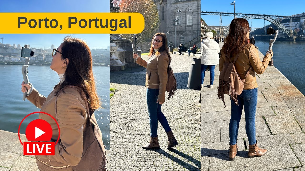 Caminhando da Rua das Flores até a Ribeira do Porto | Dia lindo de ☀️ | Walking Tour 🇵🇹 #OPorto