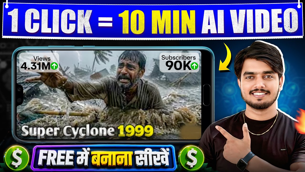 Long AI Video Kaise Banaye (10 Min) Using Just 1 Prompt 🔥 Full AI Automation 2026