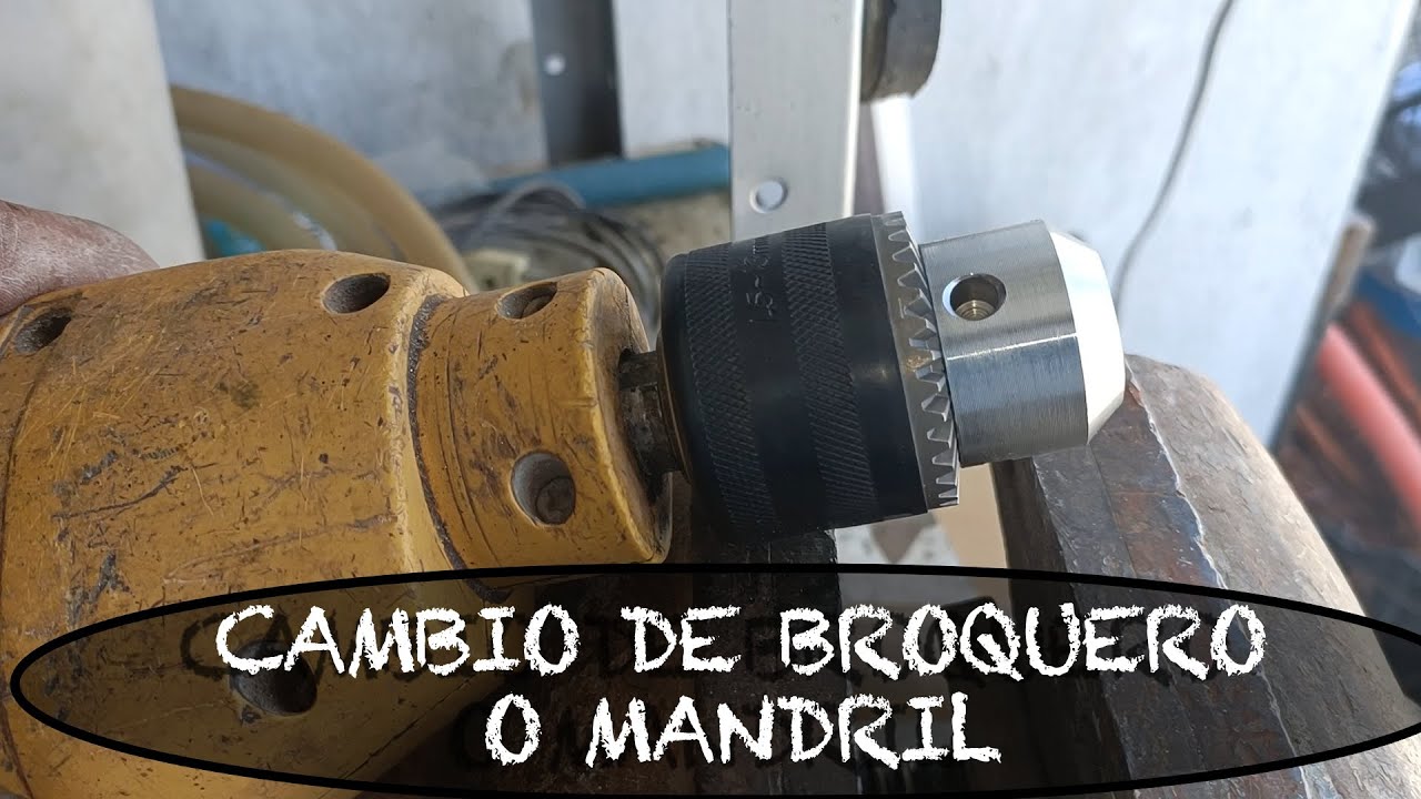 CAMBIO DE BROQUERO EN TALADRO DEWALT