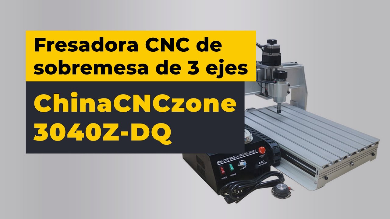 Máquina fresadora CNC de sobremesa de 3 ejes ChinaCNCzone 3040Z-DQ