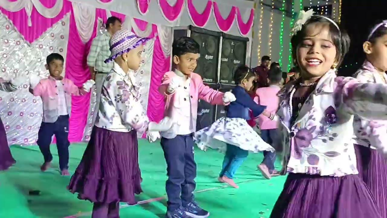 My sun arjun ukg dance  with school program 