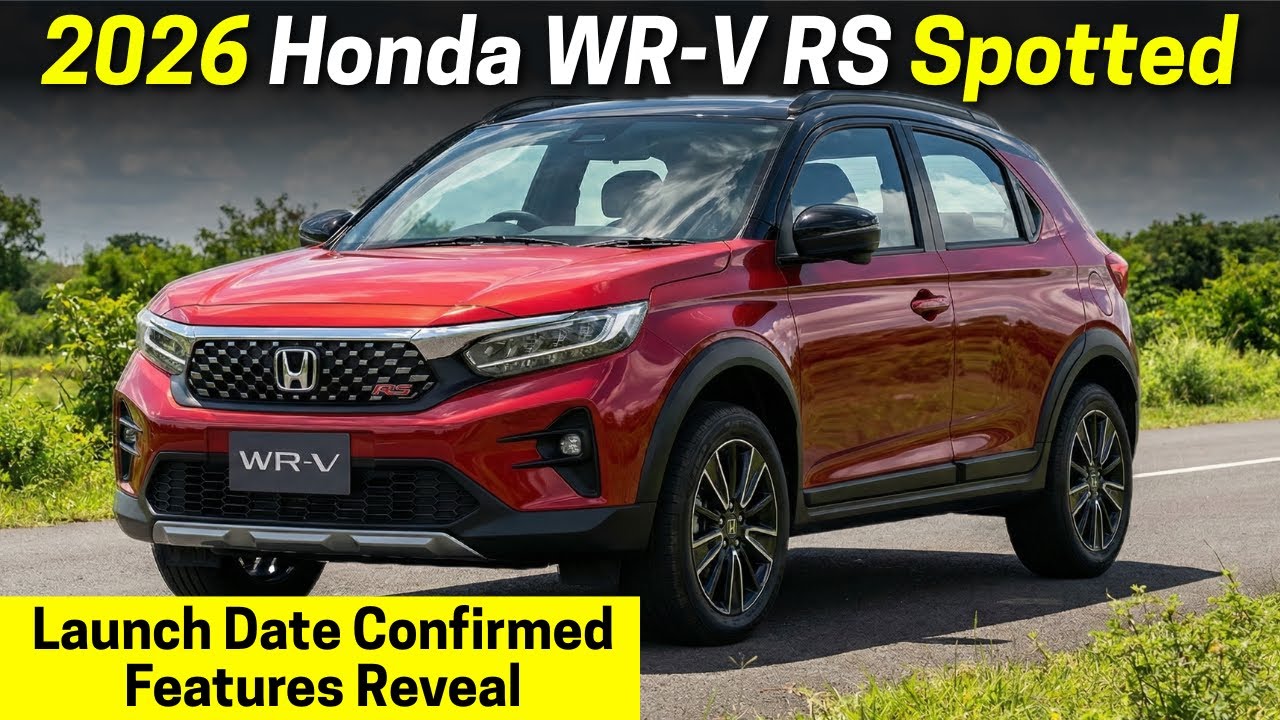 Honda New WR-V RS 2026 Model Spotted in Pune, Features and Launch Date | Honda WR-V 2026