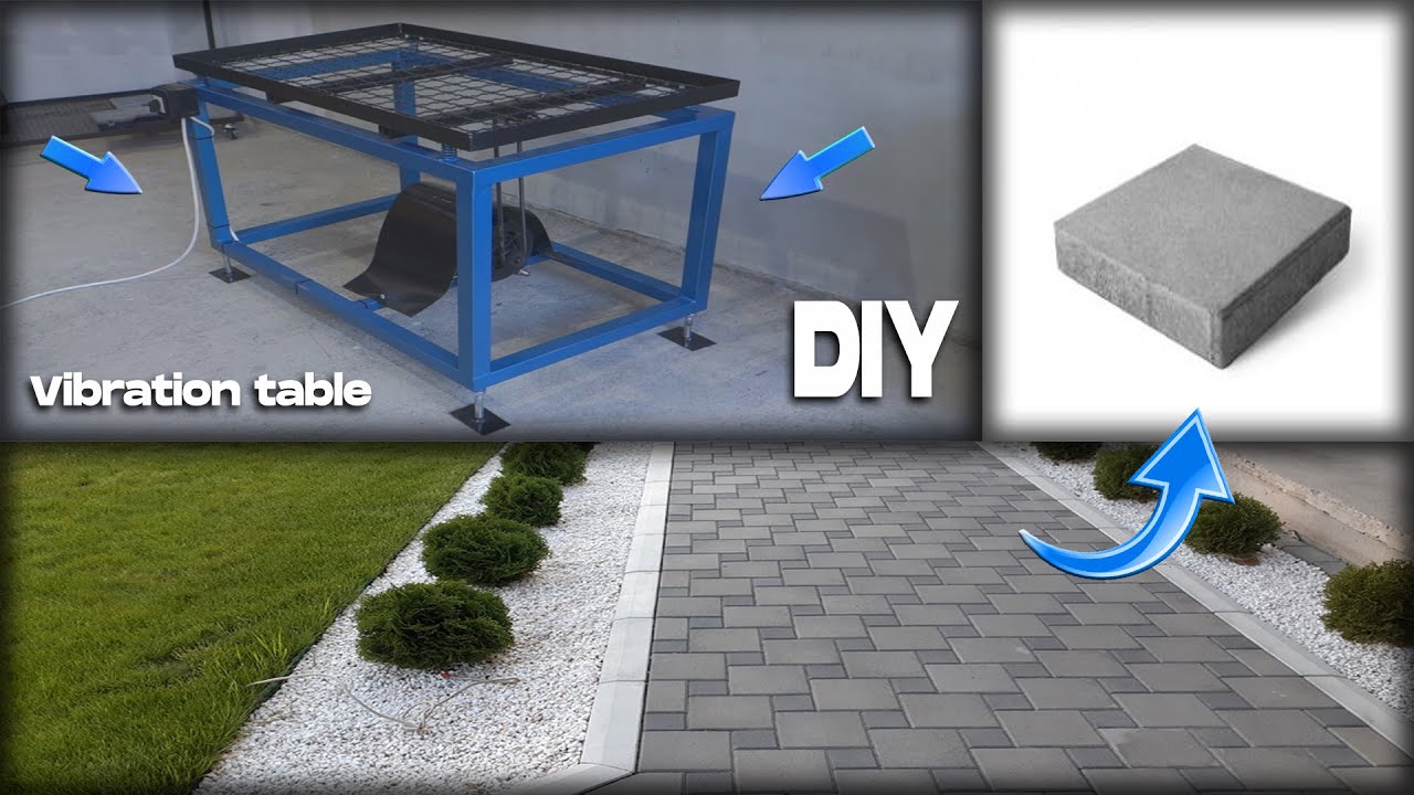 DIY Vibrating Table with Washing Machine Motor