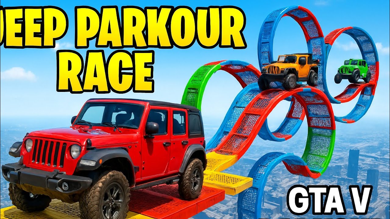 8899.090% Jeep Impossible Hard Parkuor Race GTA V | RTX 3050 