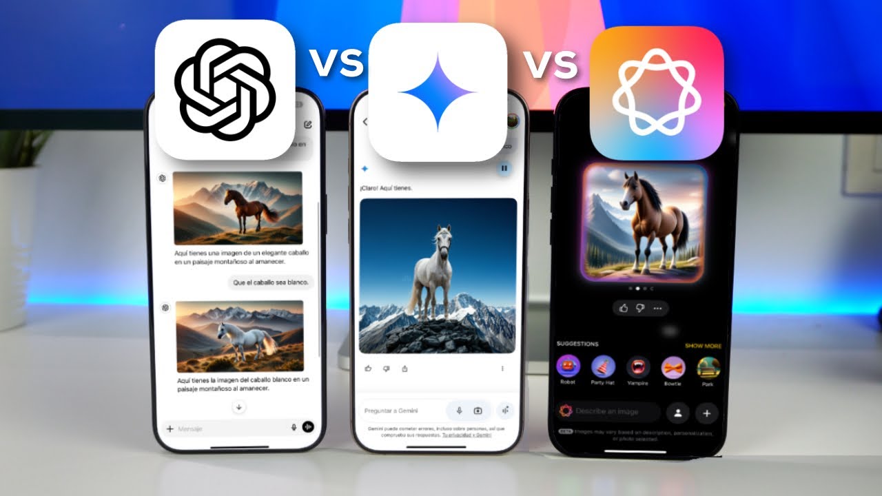 ChatGPT vs Gemini vs Apple Intelligence 🆚 ¿Cual es la mejor IA en 2025?