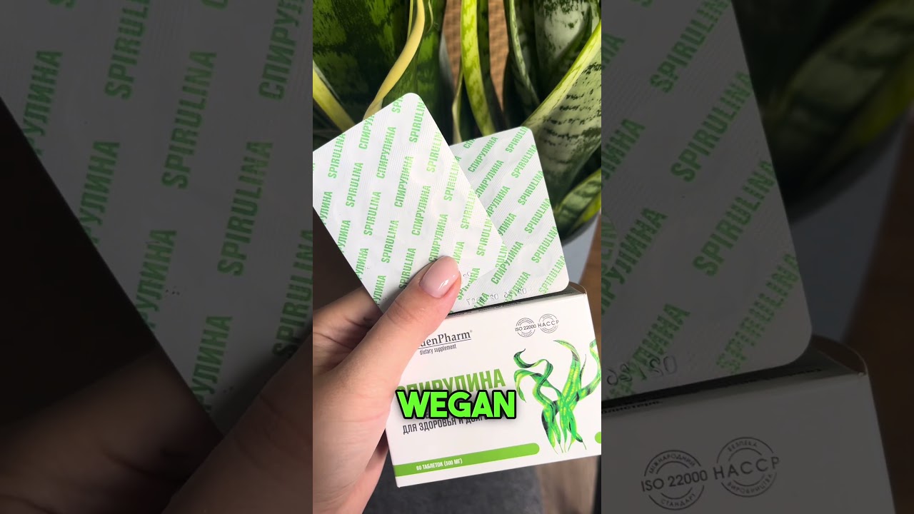 Spirulina - algi w formie kapsułek