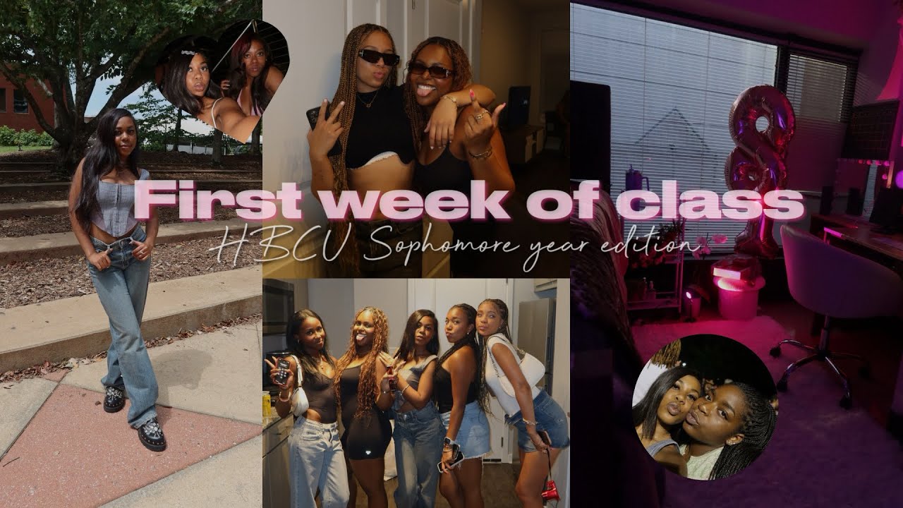 FIRST WEEK OF CLASS!! parties & friends | Spelman College Sophomore Edition