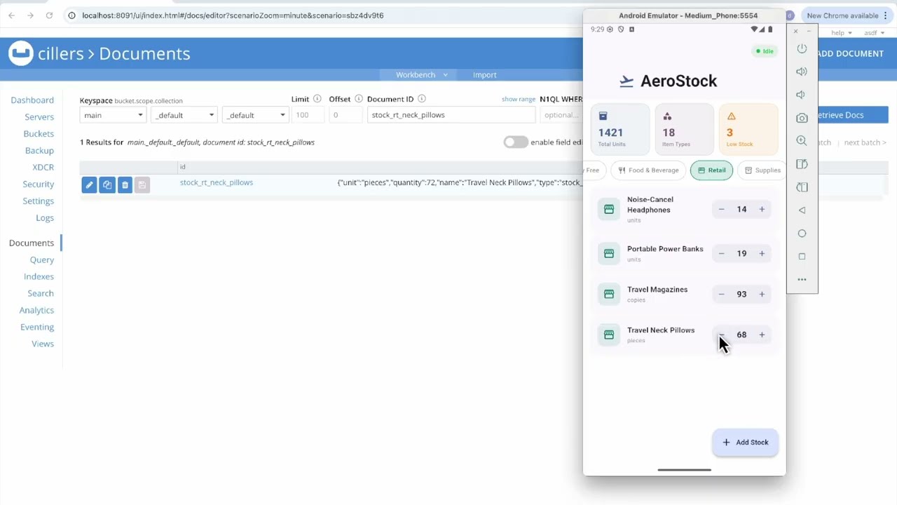 Bluetext Tutorial: Building an Airline Stock Counter App with Flutter and Couchbase Sync Gateway