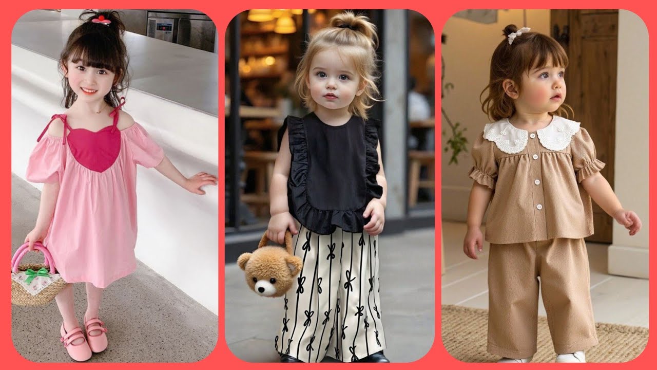Latest Baby dress design || cute dress for girls||#girlsdress #fashion 