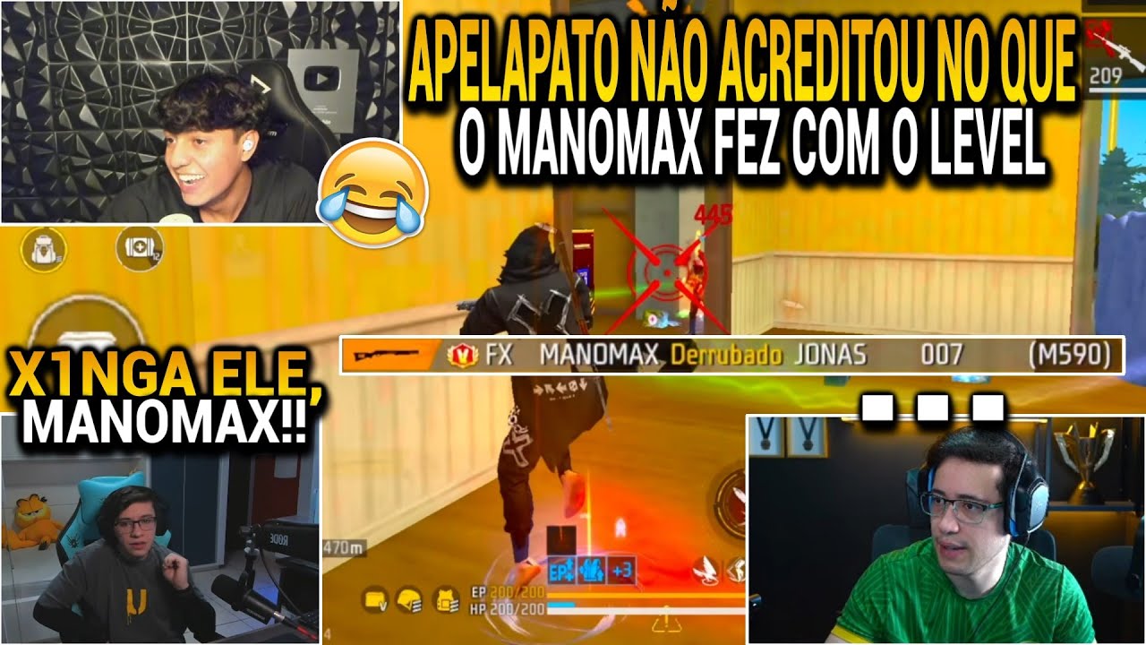 APELAPATO PEDIU PARA O MANOMAX FARPAR PESADO O LEVEL UP NA GUERRA DE GUILDAS