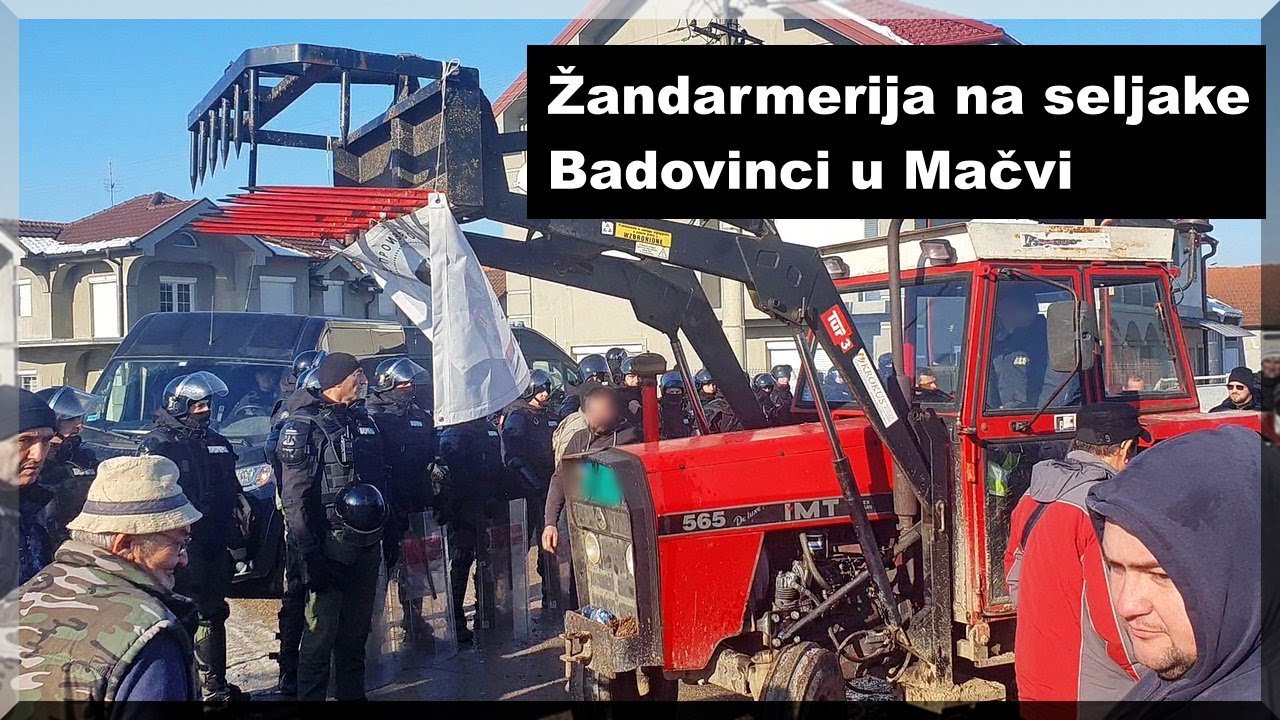 Haos Vučić poslao žandarmeriju na seljake iz opštine Bogatić