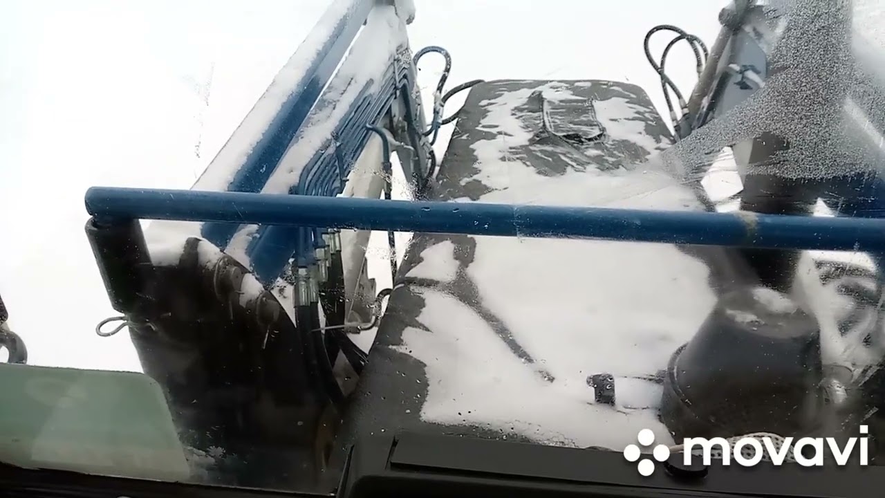 Запуск МТЗ-82.1 после сильных морозов.