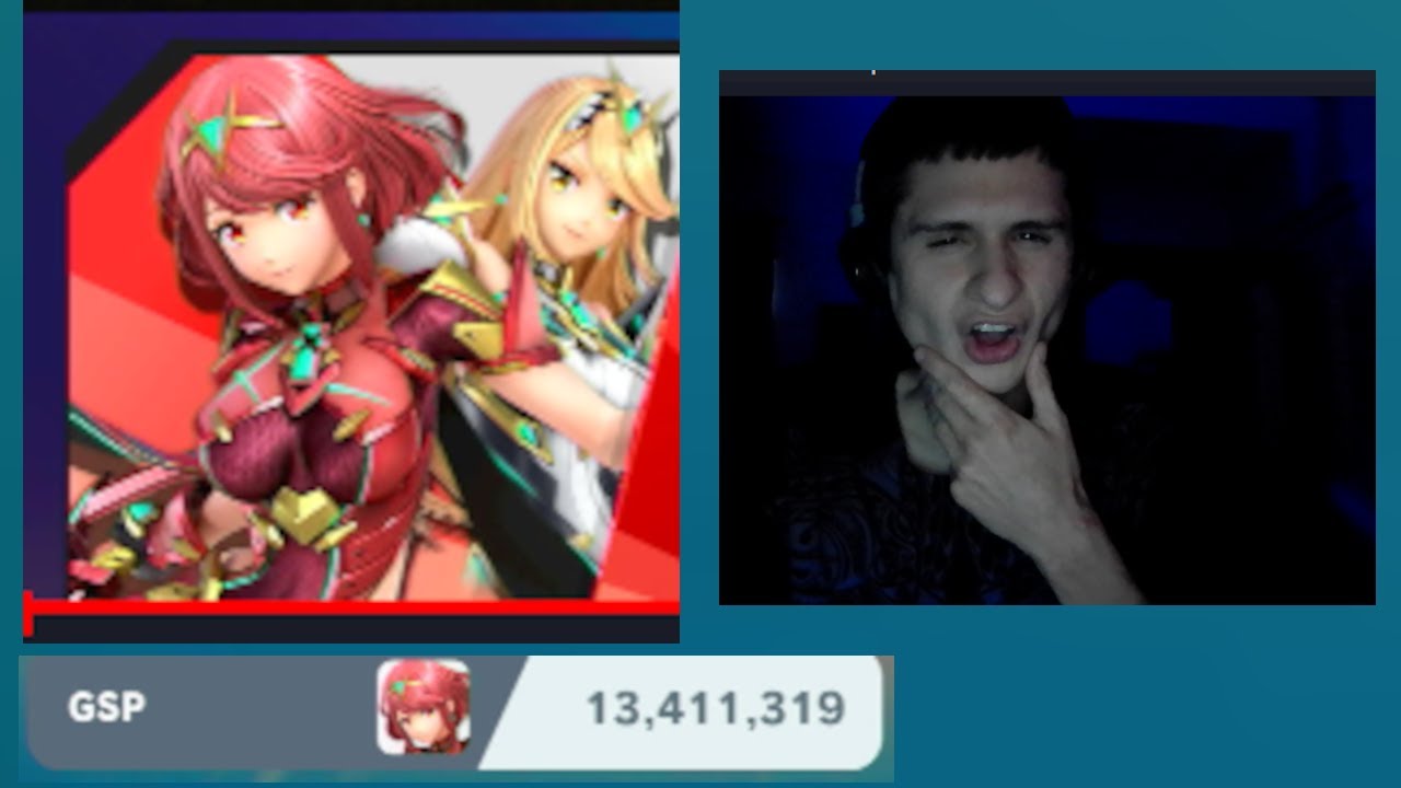 This is Pyra at 13M GSP (Super Smash Bros Ultimate)
