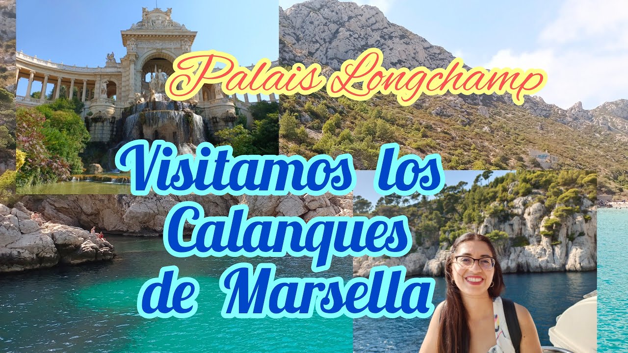 Paseo en barco en las CALANQUES de Marseille 😍 🛥️🌊🐬🐠 + palacio LONGCHAMP