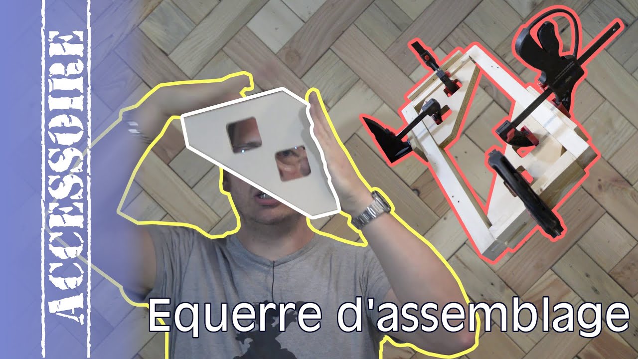 équerres à serre-joints pour assemblage à 90°