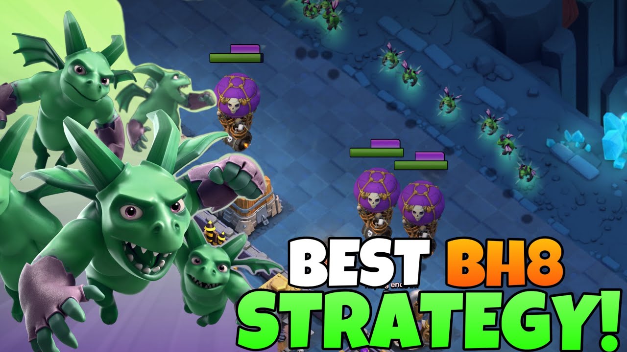 DROPSHIPS and MINIONS are COMPLETELY BROKEN at BH8 | Clash of Clans Builder Base 2.0 Builder Hall 8