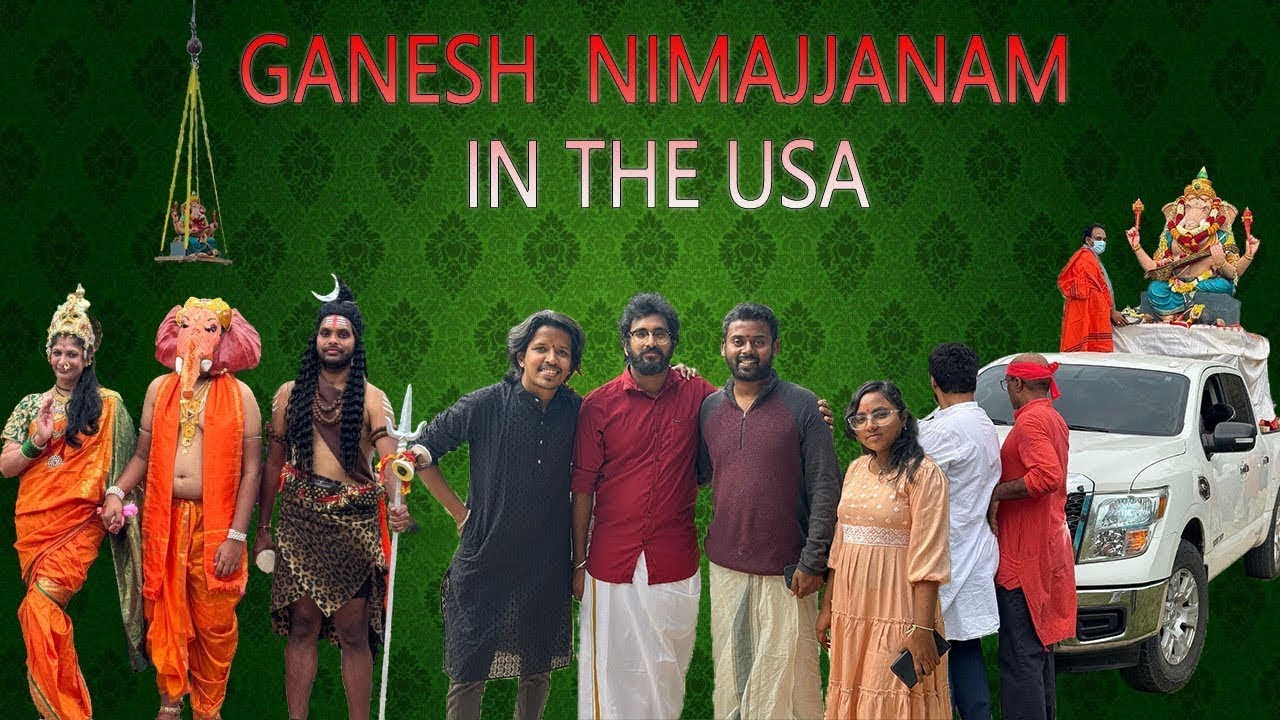 Ganesh Nimajjanam in the USA | Indian festival in the USA | ICCT | Indian Cultural Temple at Memphis