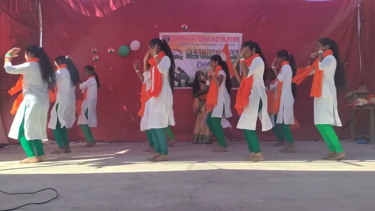 Republic day celebration in GVV school 🇮🇳