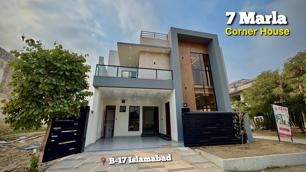 7 Marla Corner House for Sale in B17 Islamabad | Block C Dream Location #b17islamabad #designerhouse