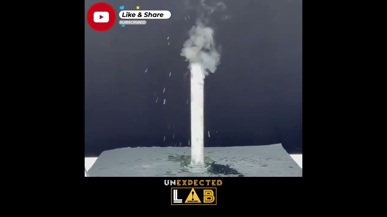 Adding Water Into Acid | Dangerous Experiment | #Shorts | Unexpected Lab