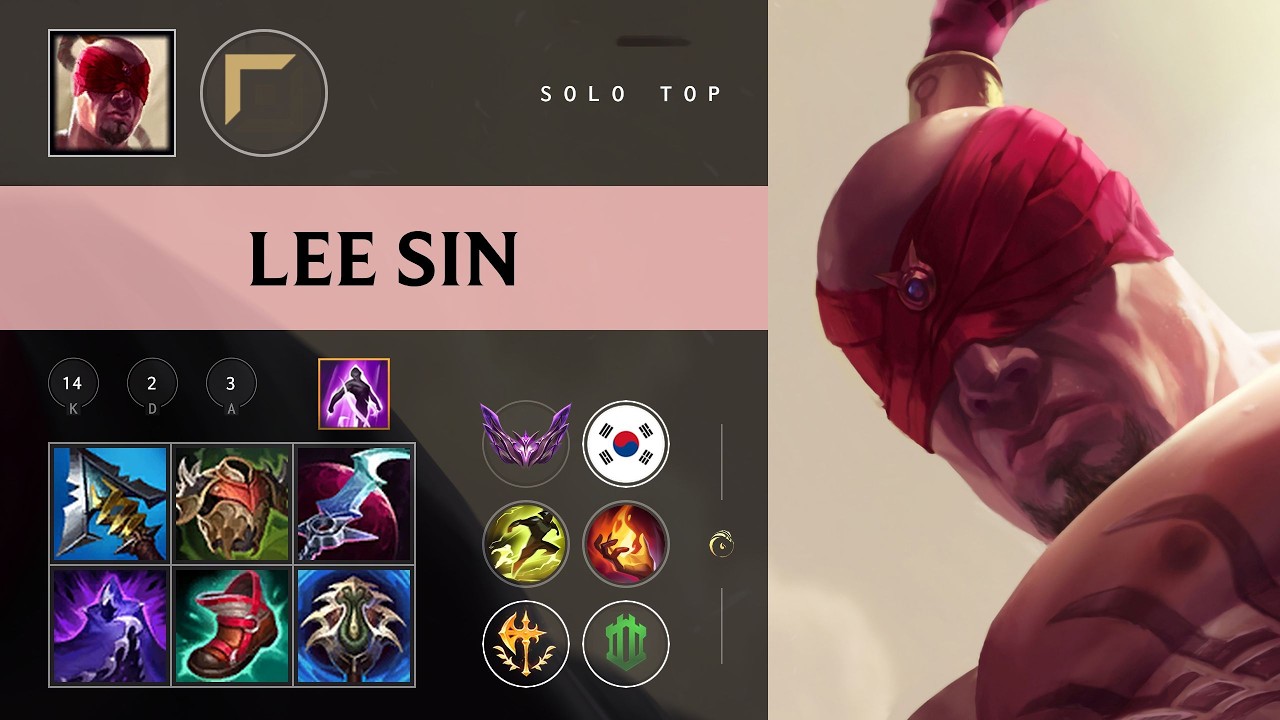 Lee Sin Top vs Irelia - KR Master Patch 26.08