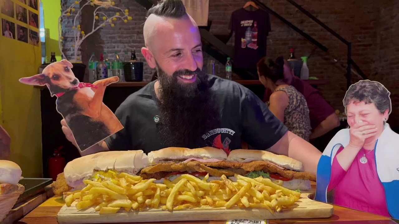 INTENTÉ COMERME EL SANGUCHE DE MILANESA MÁS GRANDE DE BUENOS AIRES