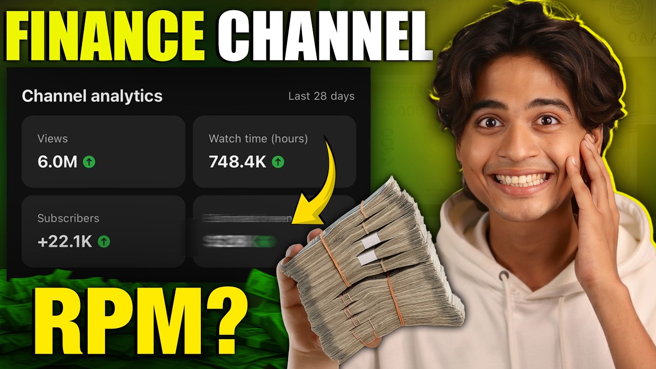 My Finance Channel RPM Revealed (Highest RPM Niche?)