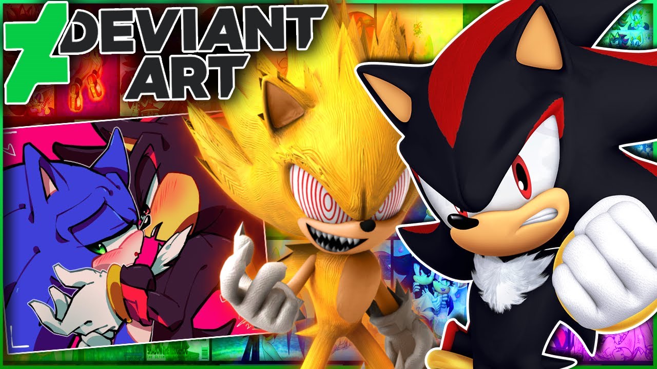 Shadow & Fleetway Sonic Visit DEVIANTART! - SONIC.EXE KISSING FLEETWAY!?
