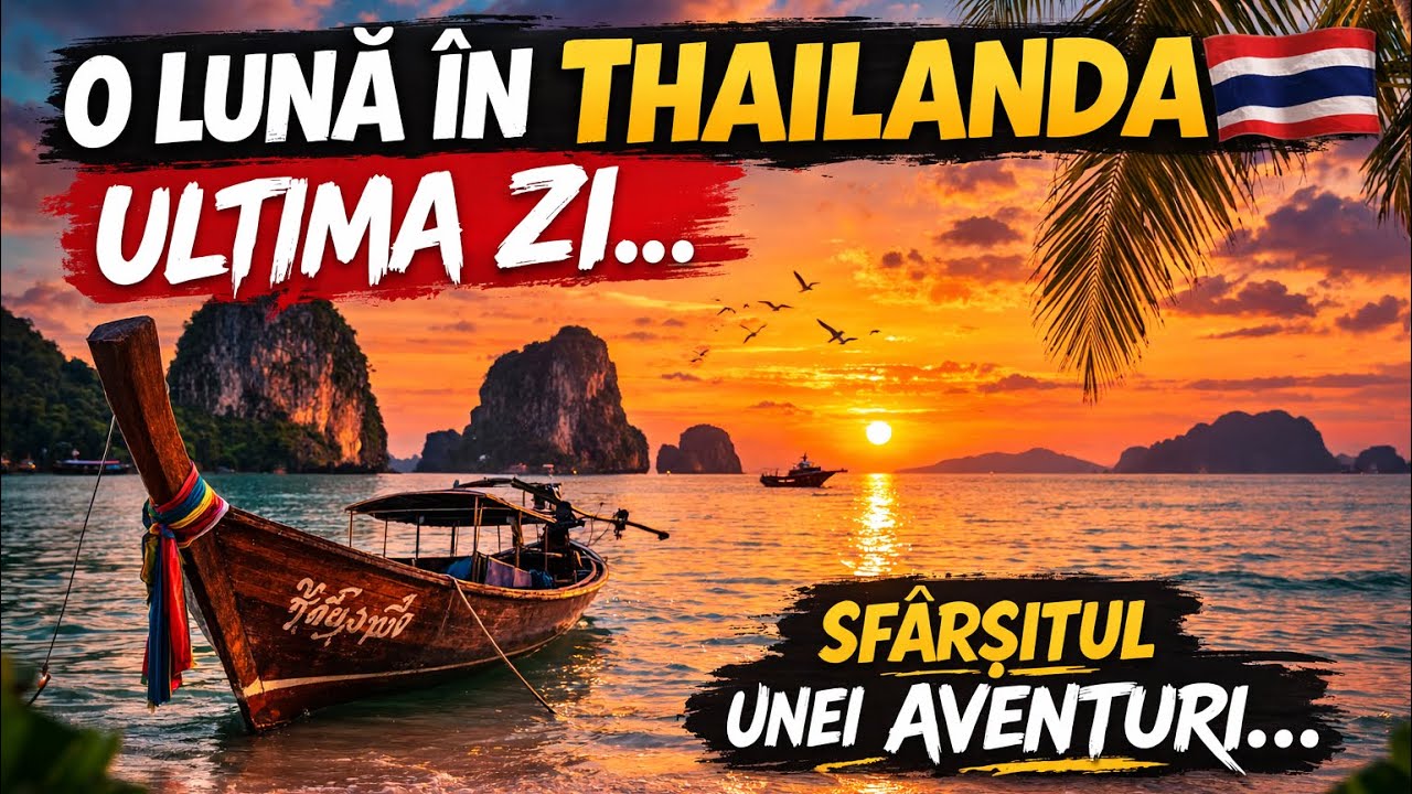 O LUNĂ ÎN THAILANDA | ultima zi în Thailanda, plaja Mai Khao + zbor 