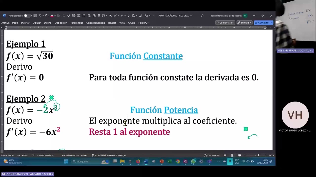 REGLAS PARA LA DIFERENCIACIÓN