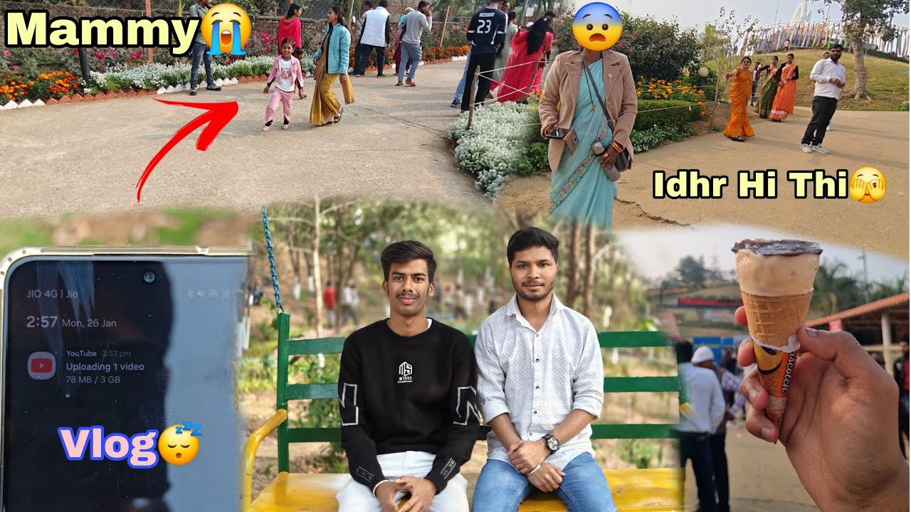 Aaj Itna Jaldi Uth Gaya ☺️ Buddha Park Me Ritika Kho Gyi😰Finally Vlog Upload Kr Hi Diya😴