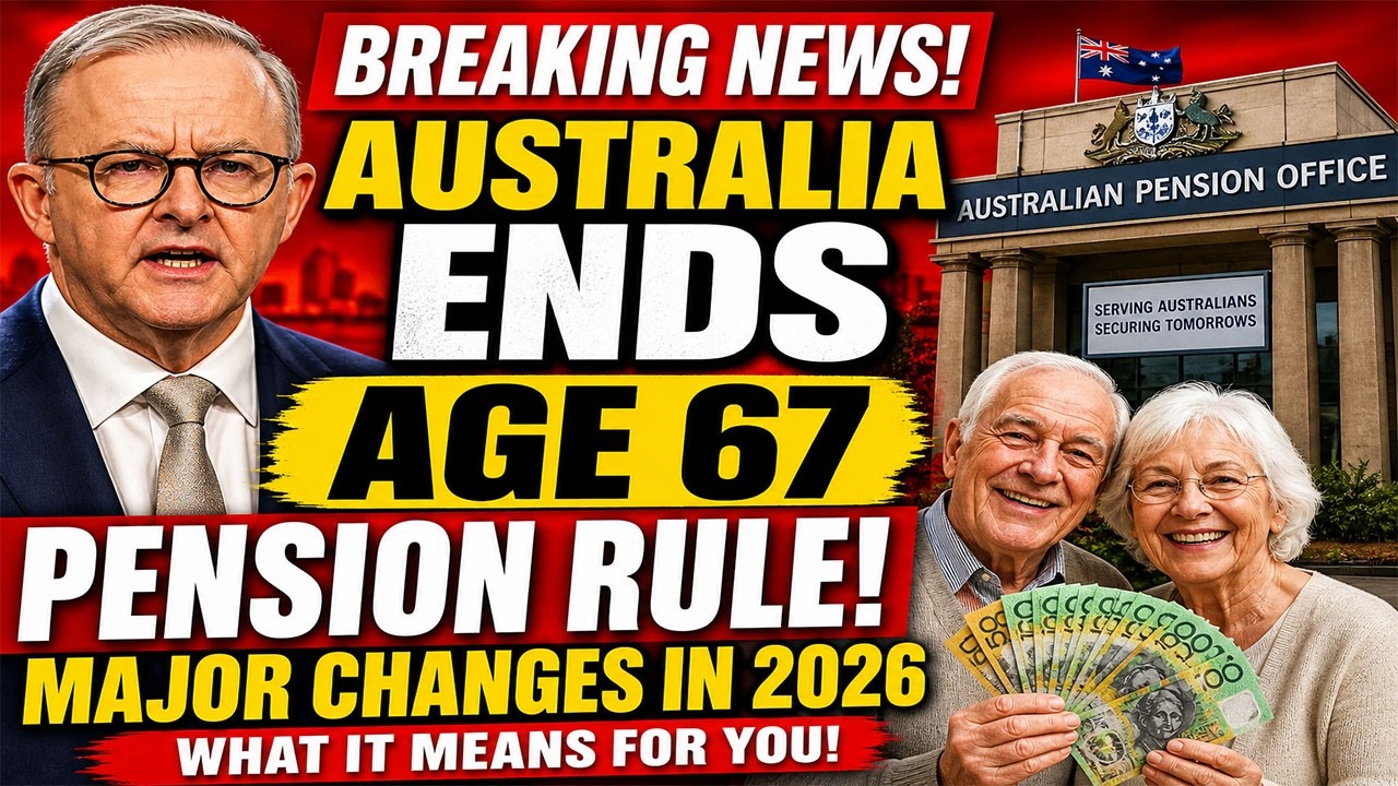 Breaking News  Australia Ends Age 67 Pension Rule &ndash; Major Changes in 2026