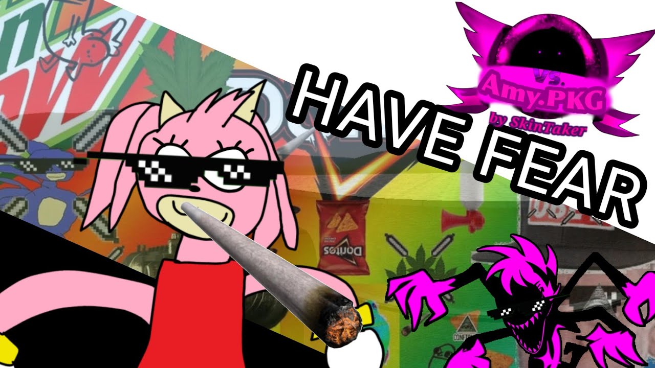 (Fnf Sonic.exe/Sanic Chase) Too Fest (V2 & V3) but Ame Roes sings it (Amy.PKG) 