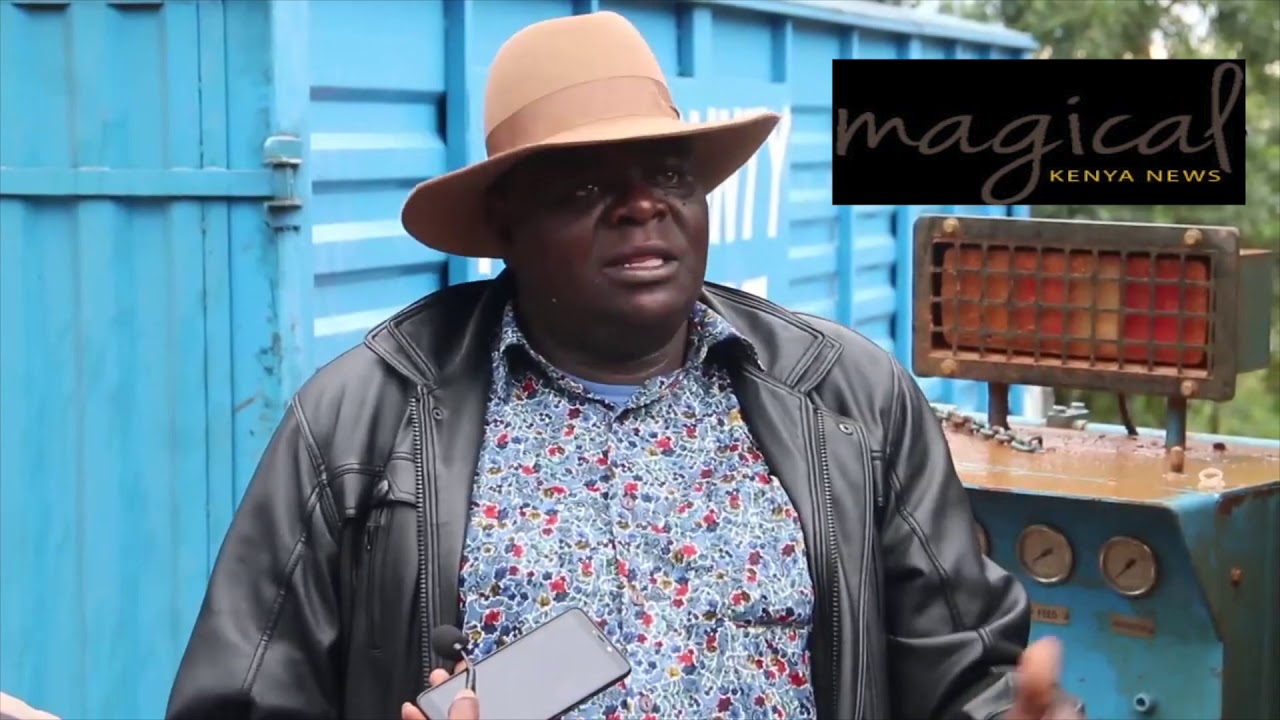 FURIOUS KISII MCA MREFU SPEAKS 'ENGLISH OF THE NOSE'!AS HE LAUNCHES A BOREHOLE!