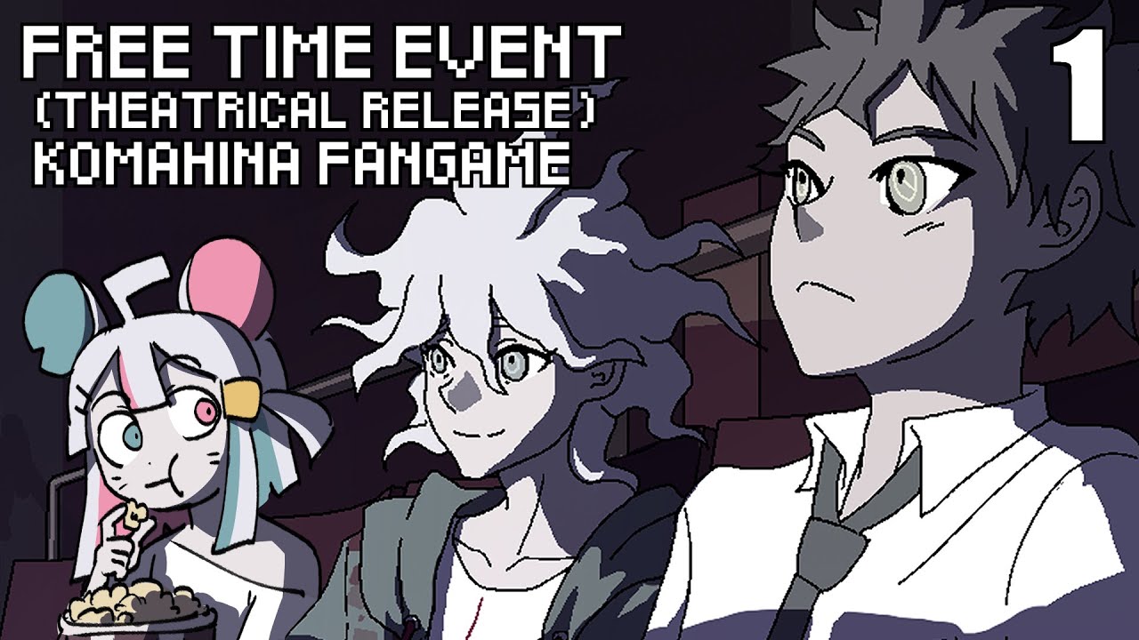 SPYING ON KOMAHINA MOVIE DATE 👀💦 | THEATRICAL RELEASE: HORROR ROUTE Danganronpa Fangame