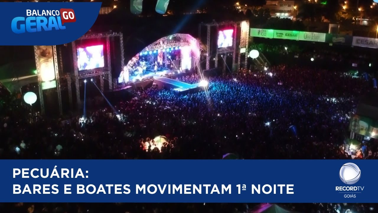 PECUÁRIA: BARES E BOATES MOVIMENTAM 1ª NOITE