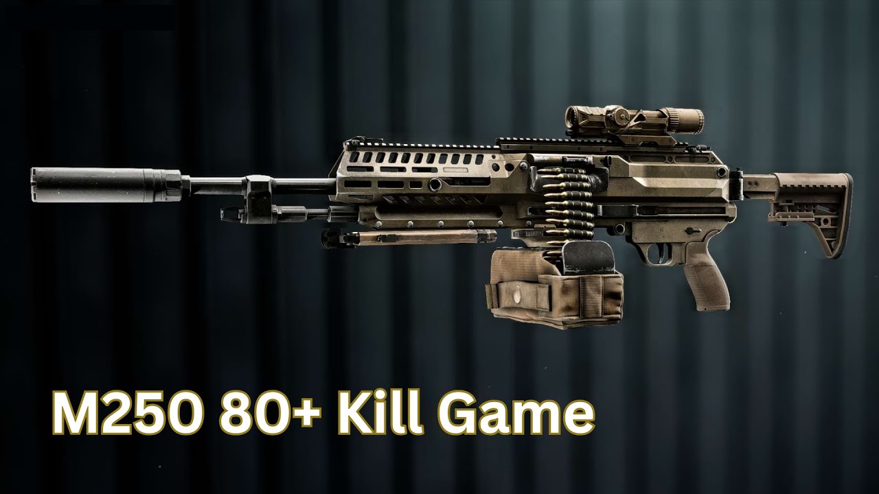 Battlefield 6 M250 80+ kill game