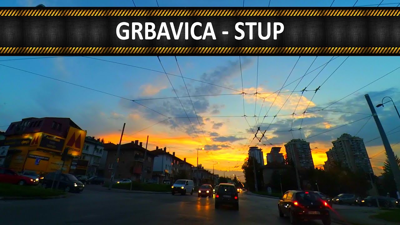 Driving into sunset through Sarajevo [Grbavica - Stup] Happy Music