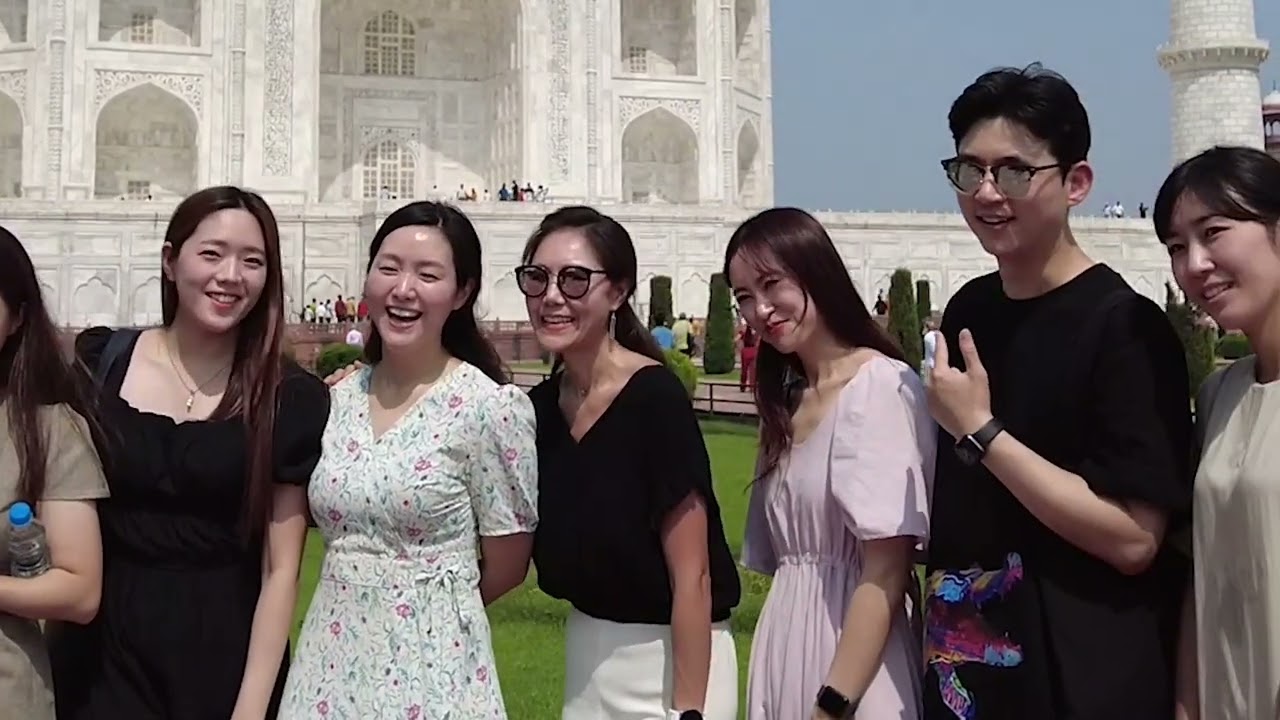 기장님 & Korean Air Flight Crew Visits the Taj Mahal and Agra Fort